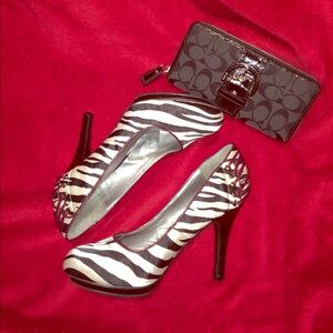 Madden Girl Zebra Heels